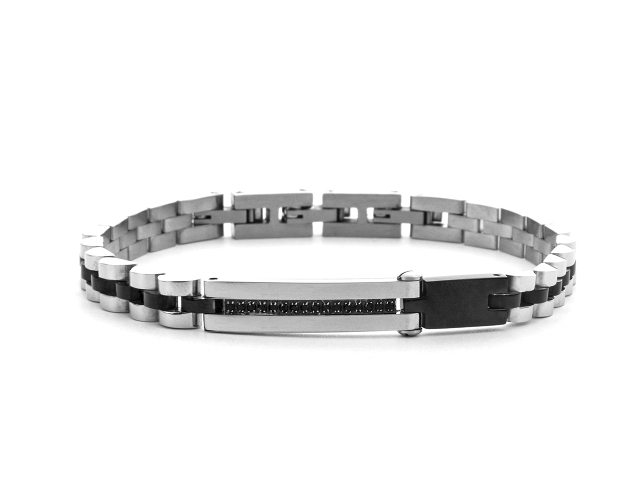 Bracciale Uomo 4US Cesare Paciotti Acciaio con centrale semirigido 4UBR7827